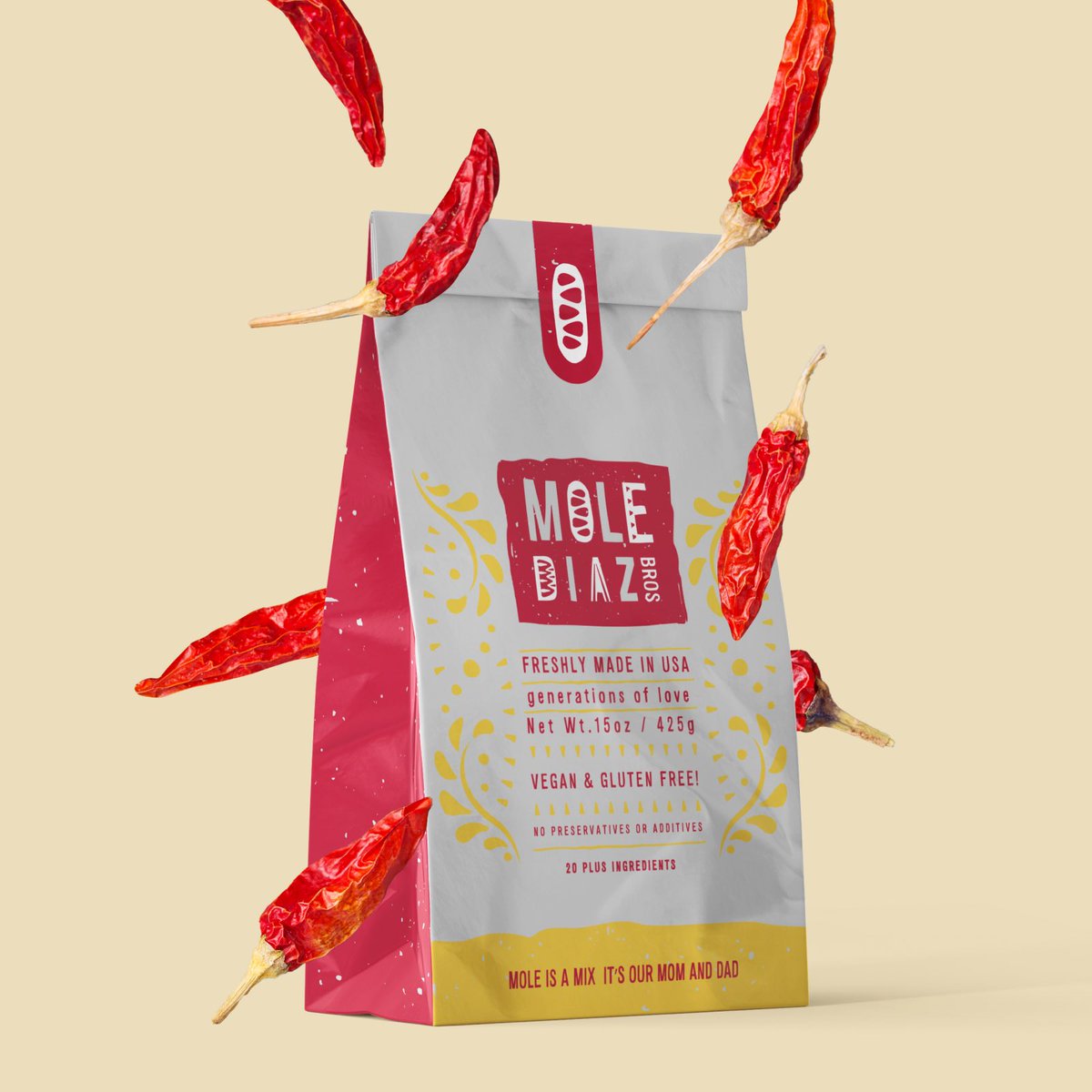WatzaLab's tweet photo. Branding and Packaging Design for Mole Diaz Bros.

Watza is a bilingual marketing and branding consultancy agency specializing in brand identity, multimedia storytelling and bilingual communication strategies. 

#watza #molediazbros #bilingualmarketing #bilingualbrandingagency https://t.co/kVx9Z8vEAk
