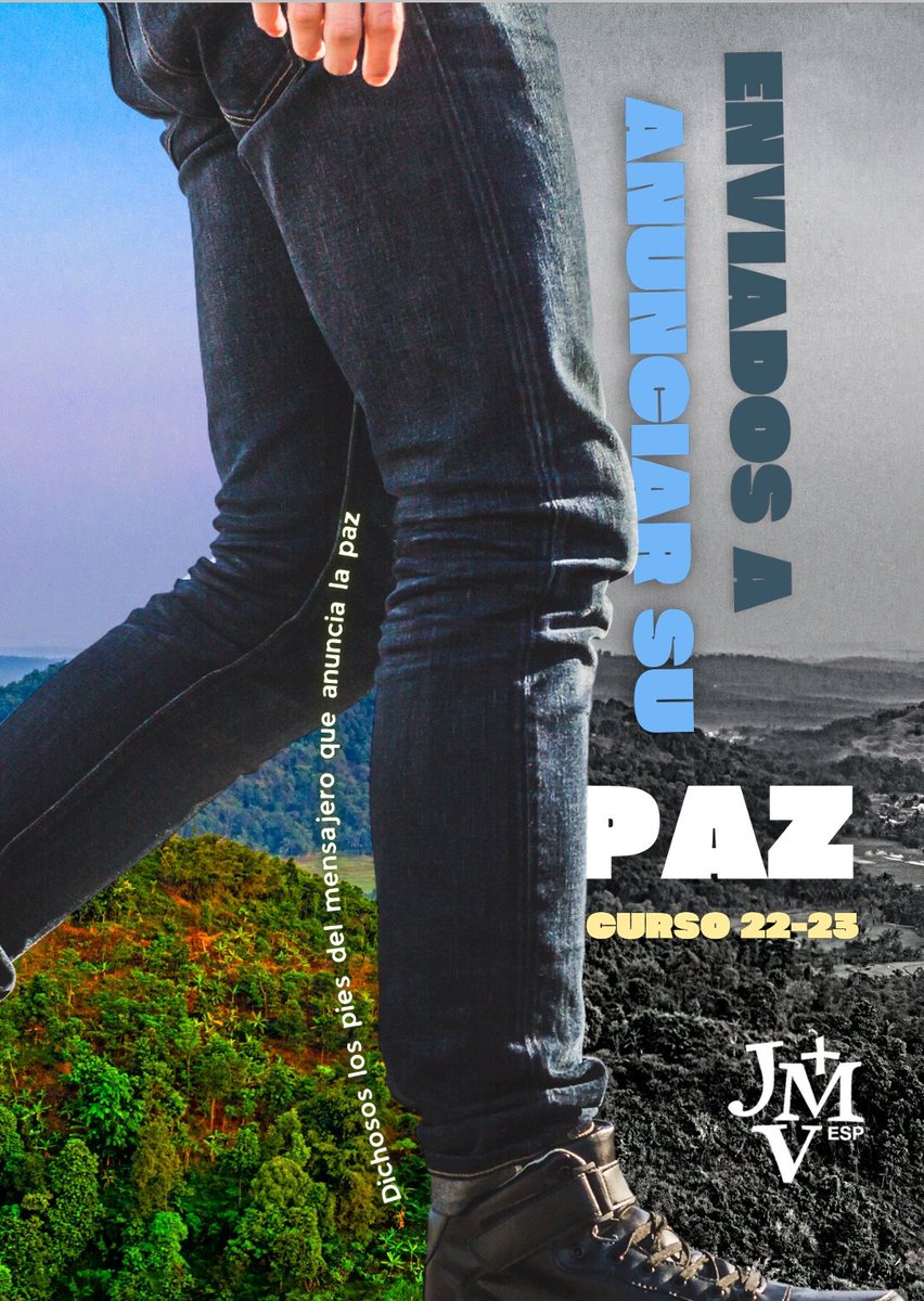 JMV_esp's tweet photo. 🗓️Arranca el nuevo curso escolar para #JMV...¿te unes a 👣caminar con nosotros? Pasos de Paz  🕊️🏳️y Evangelio 🗣️🙏. #FelizViernesATodos https://t.co/9HfB0hsZaf