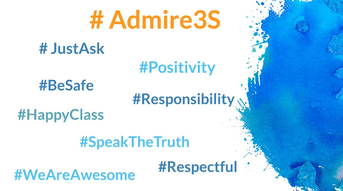 MrsSwallows03's tweet photo. Excited to share our class hashtags! These are our guiding principles. We're also excited to announce our own 2022-2023 hashtag! Their idea... #Admire3S  Excellent ideas for such young minds! #dg58pride #fa58share #dg58third https://t.co/5abMqT59VI