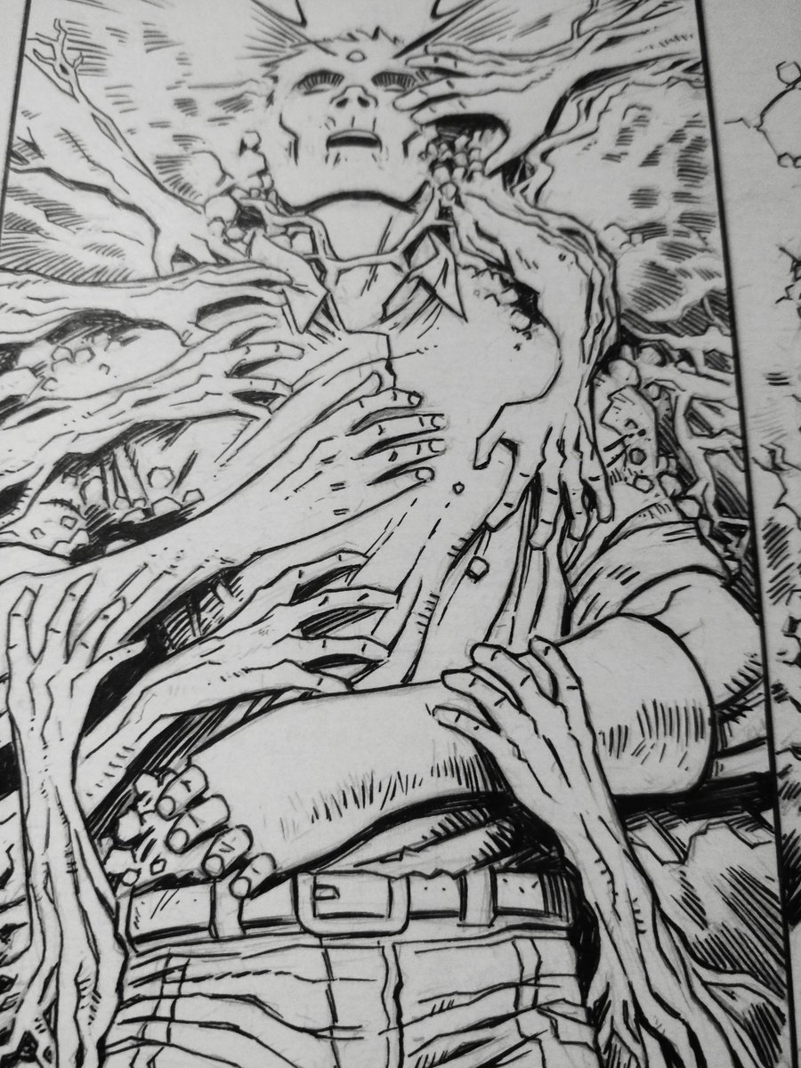 Barrykeegan's tweet photo. Penciling the last scene of my book #TheDarkPool but I took some time out to get into inking. Much easier when I have spent a lot more time on the pencils.
VIDEO - https://t.co/g787uFeaN8 https://t.co/VxJZeXOdR9