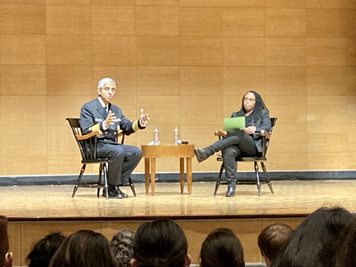 Kathleen Martin (@kathymartinyale) on Twitter photo Incredibly inspiring Medical Grand Rounds this morning by <a href="/vivek_murthy/">Vivek Murthy</a> <a href="/Surgeon_General/">U.S. Surgeon General</a> on taking risks, chasing inspiration & joy in your life's work, reasons for optimism, and much more--thank you for sharing your wisdom with us!  <a href="/YaleIMed/">Yale Internal Medicine</a> <a href="/YaleCVRC/">Yale CVRC</a> Incredibly inspiring Medical Grand Rounds this morning by <a href="/vivek_murthy/">Vivek Murthy</a> <a href="/Surgeon_General/">U.S. Surgeon General</a> on taking risks, chasing inspiration & joy in your life's work, reasons for optimism, and much more--thank you for sharing your wisdom with us!  <a href="/YaleIMed/">Yale Internal Medicine</a> <a href="/YaleCVRC/">Yale CVRC</a>