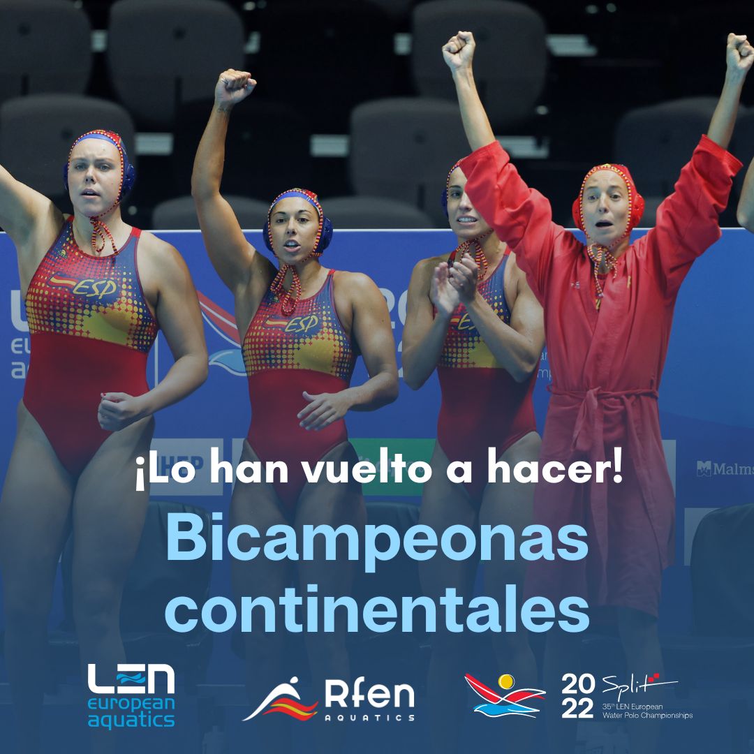 💥 ¡¡¡SÍÍÍÍÍ!!! ¡¡¡SÍÍÍÍ!!! ¡¡¡SÍÍÍÍ!!!

¡¡¡LO HAN CONSEGUIDO!!! 🤽🏽‍♀️

🏆 ¡¡¡𝐕𝐈𝐂𝐓𝐎𝐑𝐈𝐀 𝐄𝐍 𝐄𝐋 𝐄𝐔𝐑𝐎𝐏𝐄𝐎 𝐃𝐄 𝐖𝐀𝐓𝐄𝐑𝐏𝐎𝐋𝐎!!! 🏆

🥇🥇🥇 ¡El tercer oro de estas GUERRERAS!

💪🏻🤯 ¡IMPLACABLES!

🇪🇸 9 - 6 🇬🇷

📸 <a href="/RFEN_Oficial/">RFEN</a>

#WP2022Split