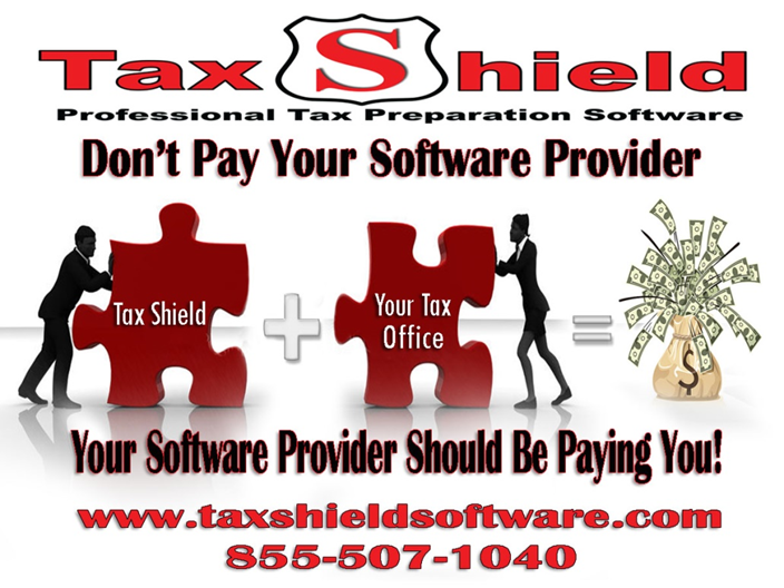 TaxShield1040's tweet photo. Why pay your software provider? They should be paying you!! Tax Shield Software not only can pay you, but it’s FREE!!!!  To learn more call (855)-507-1040 Option #1. 
https://t.co/oC3OekQOUT https://t.co/GXFhwv83NH