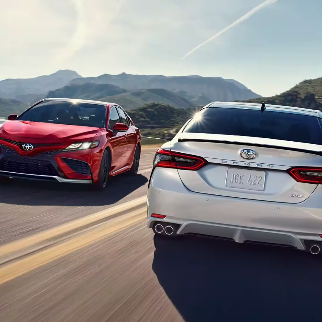 LodiToyota's tweet photo. Supersonic Red or White Chill Pearl? Reply to this tweet and let us know which 2022 Toyota Camry you want to take for a spin this weekend!
#ToyotaUSA #Camry #Toyota #ToyotaCamry #Weekend #2022 #NewCar #Friday https://t.co/GTLENMnXCl