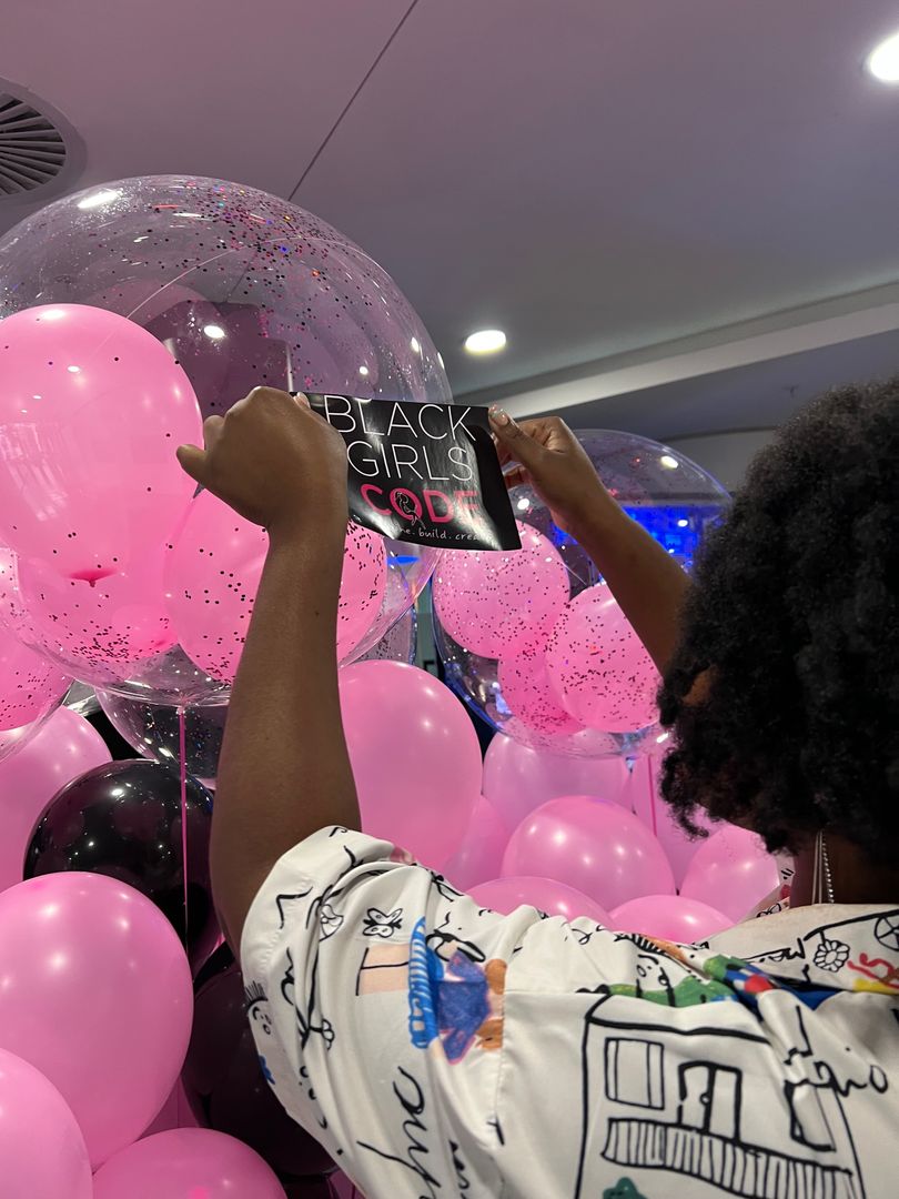 BlackGirlsCode's tweet photo. Setting up for tomorrow's @BlackGirlsCODE x @IBM Artificial Intelligence & Machine Learning Workshop in South Africa πΏπ¦π€© #techforgood #ibmsa https://t.co/nojkjpPmHE