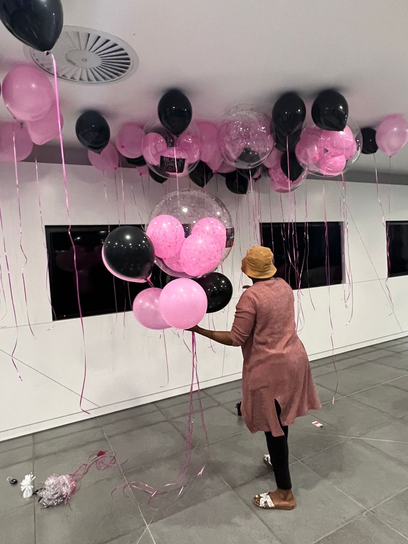 BlackGirlsCode's tweet photo. Setting up for tomorrow's @BlackGirlsCODE x @IBM Artificial Intelligence & Machine Learning Workshop in South Africa πΏπ¦π€© #techforgood #ibmsa https://t.co/nojkjpPmHE