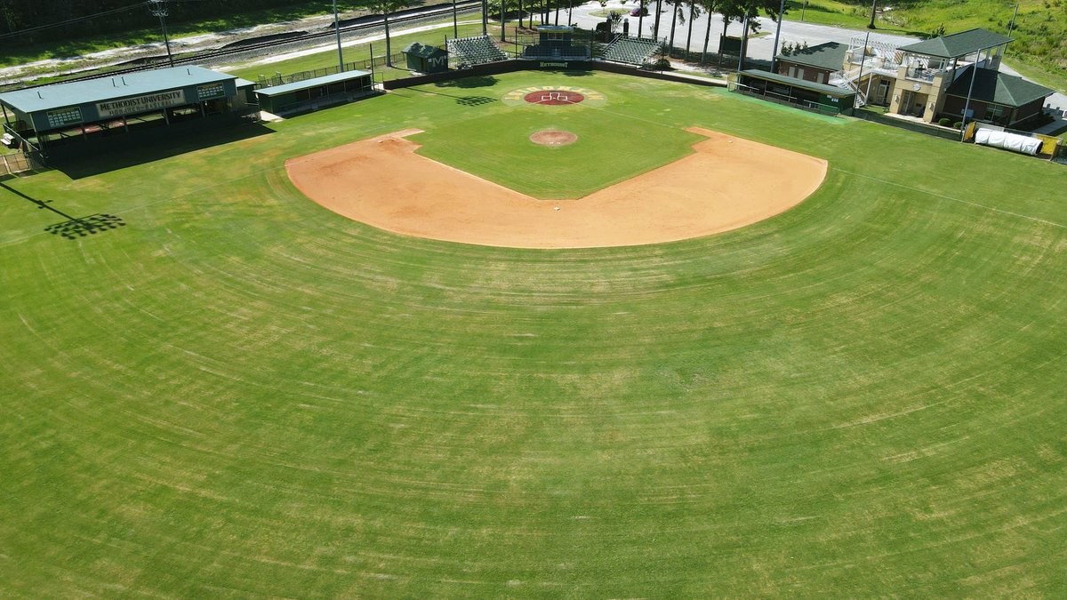 MethodistU_BSB's tweet photo. Aerial 📸 of Armstrong-Shelley Field! One of the best on campus facilities in #D3baseball! #MethodistBaseball https://t.co/WEdqrUFUDT