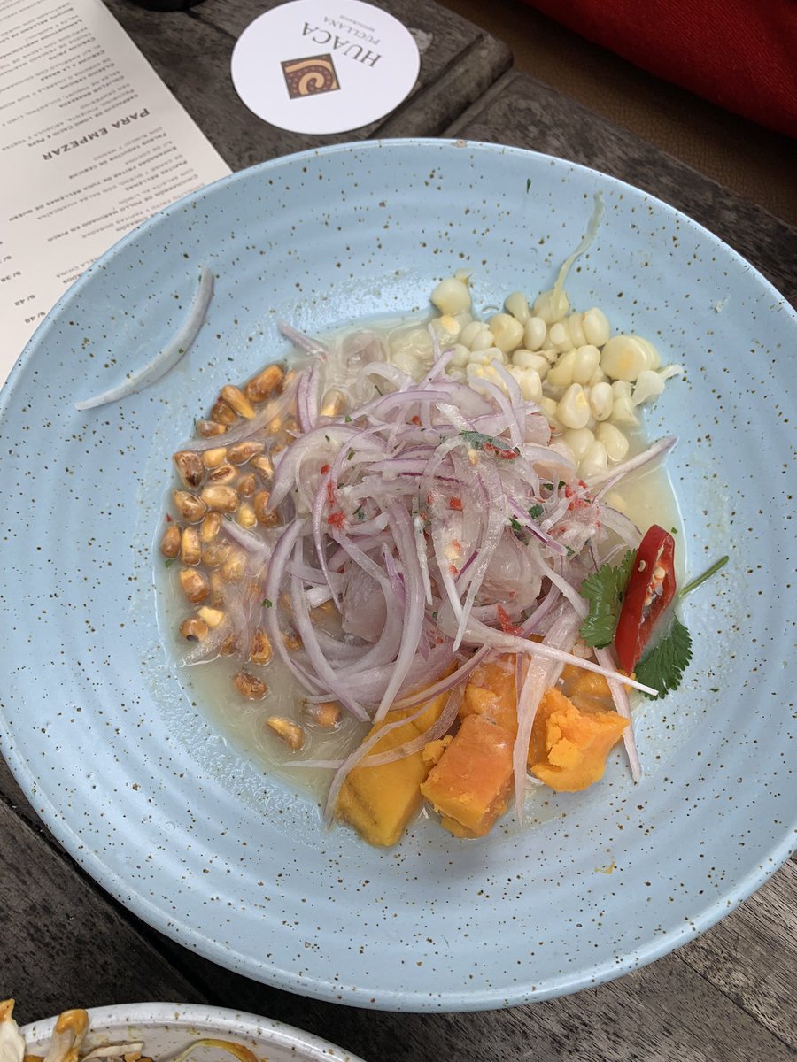 MartaMZ_pl's tweet photo. Ceviche by Huaca Pucllana Restaurante 10/10!!! 👌 so delicious! https://t.co/fhnfx27Ugt