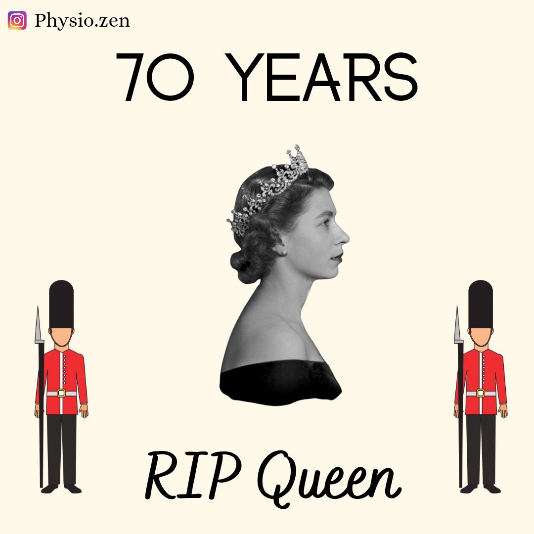 Physiozensam's tweet photo. #rip #QueenElizabeth #70YearsOfService, #thankyoumam https://t.co/H9QSTOvIXr