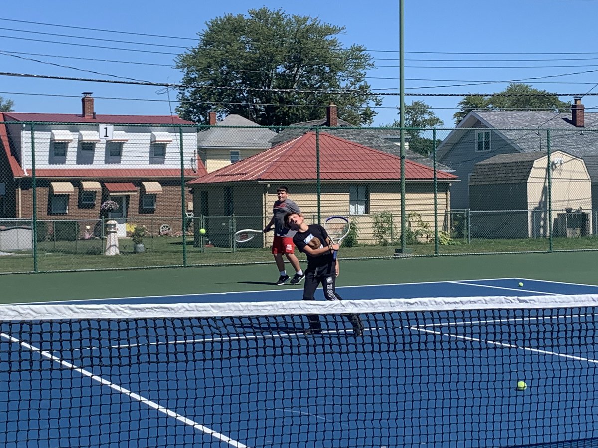 Game- Set - Match in Mr. Carmon’s phys. ed classes today!