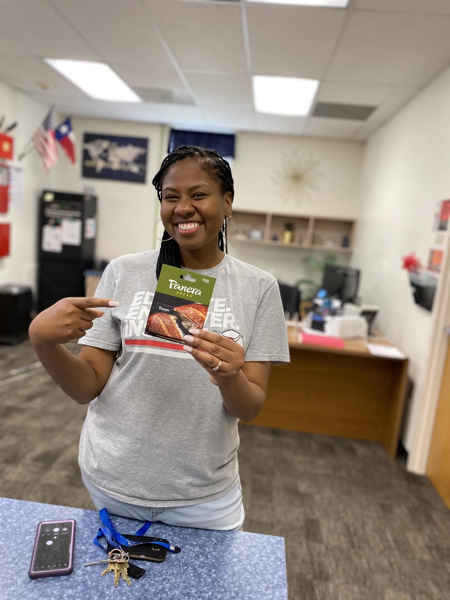 CH_BrayPTA's tweet photo. A big congrats to @MaryRobinson_07  for winning our teacher appreciation drawing! Thanks for filling out our Getting To Know You survey to enter. Who will be the next Bray teacher/staff member to win something awesome from PTA?? Let's get those forms in! https://t.co/PvqeZWz3oG