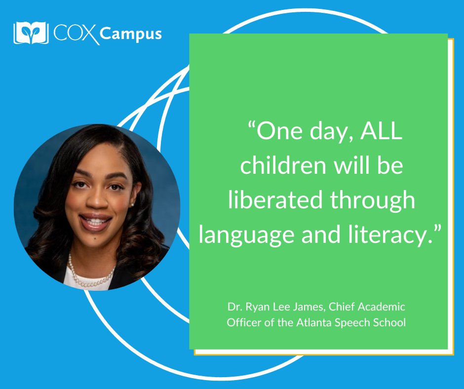slyons_26's tweet photo. Congratulations to @DrLeeJames for being featured in Atlanta Business Chronicle! I'm beyond thrilled to celebrate you!!
#peoplegoingplaces #languageandliteracy #atlantaspeechschool #coxcampus #literacyandjusticeforall
https://t.co/ehaHqKB4ZP https://t.co/PKqUxQRCRO