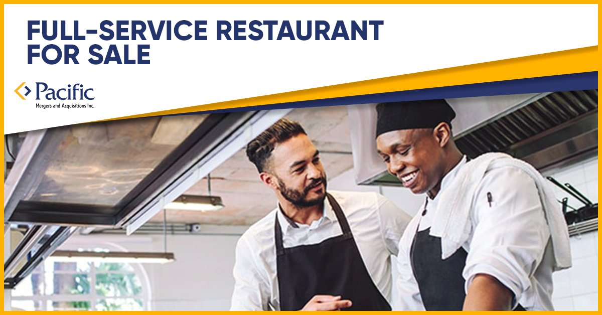 Pacific Mergers and Acquisitions Inc. is representing a well-known full-service restaurant on Vancouver Island. It proved that it could adapt well and remain profitable through challenging times, as it weathered the pandemic successfully. 

Learn more:
pmabb.com/for-buyer/full…