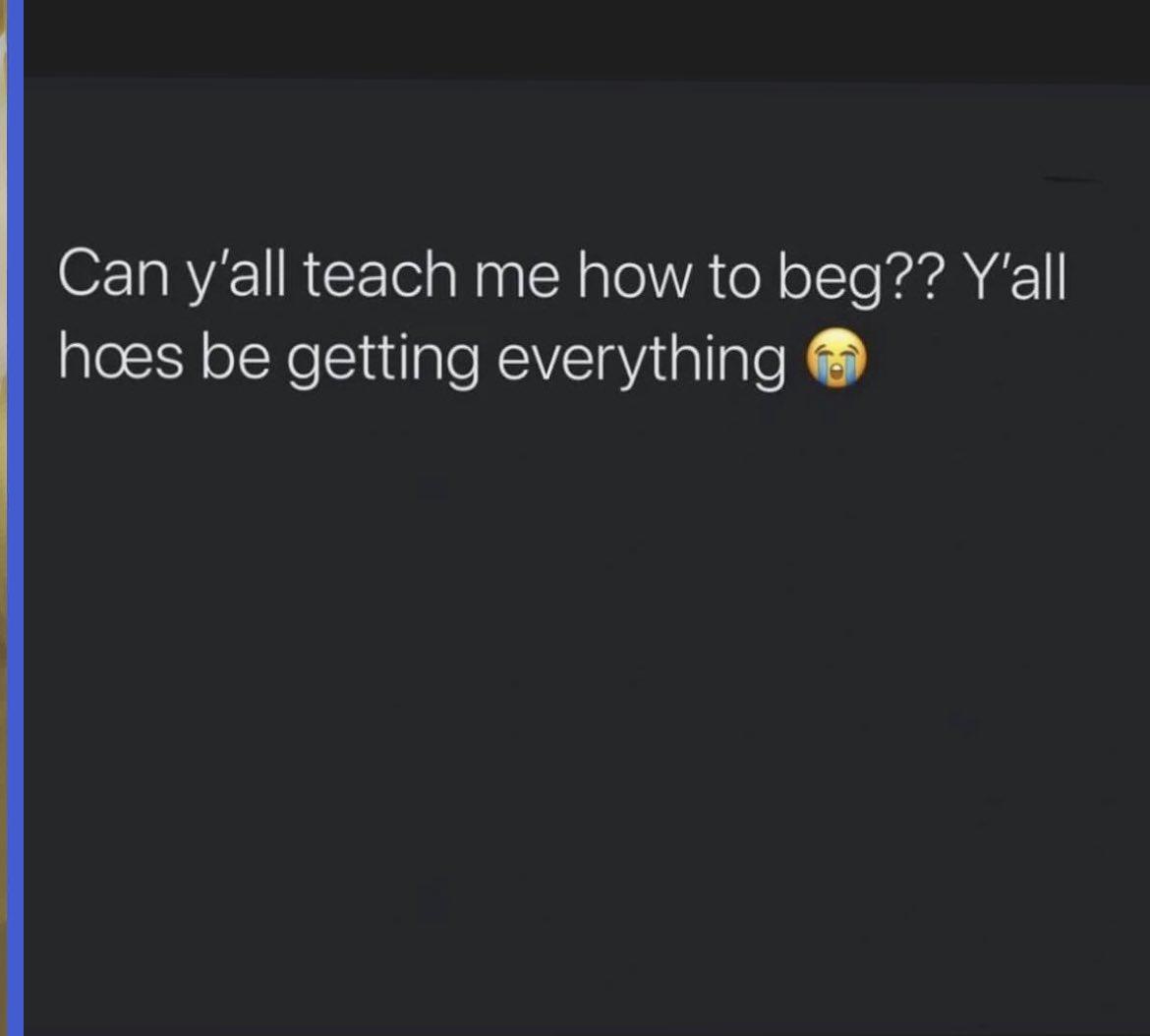 afRaaa_kuhhH's tweet photo. Man I wish I could beg I promise but it ain’t in me 😩 https://t.co/3JL2gc2C4j