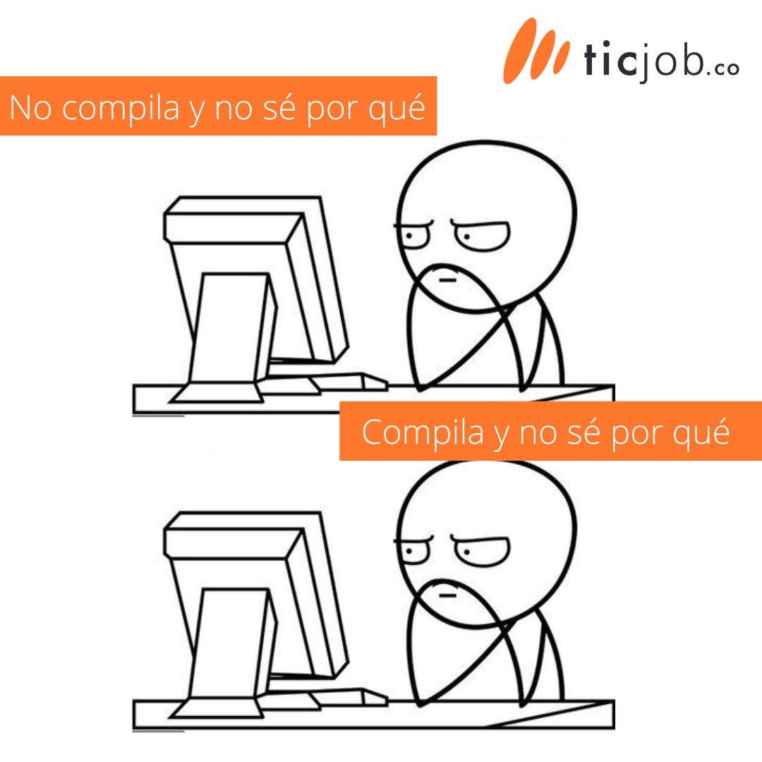 ticjobco's tweet image. ¡Un poquito de humor para este viernes! El patrón del mal en la programación  😅 #programadores #programadorphp #programadorjava #trabajocolombia