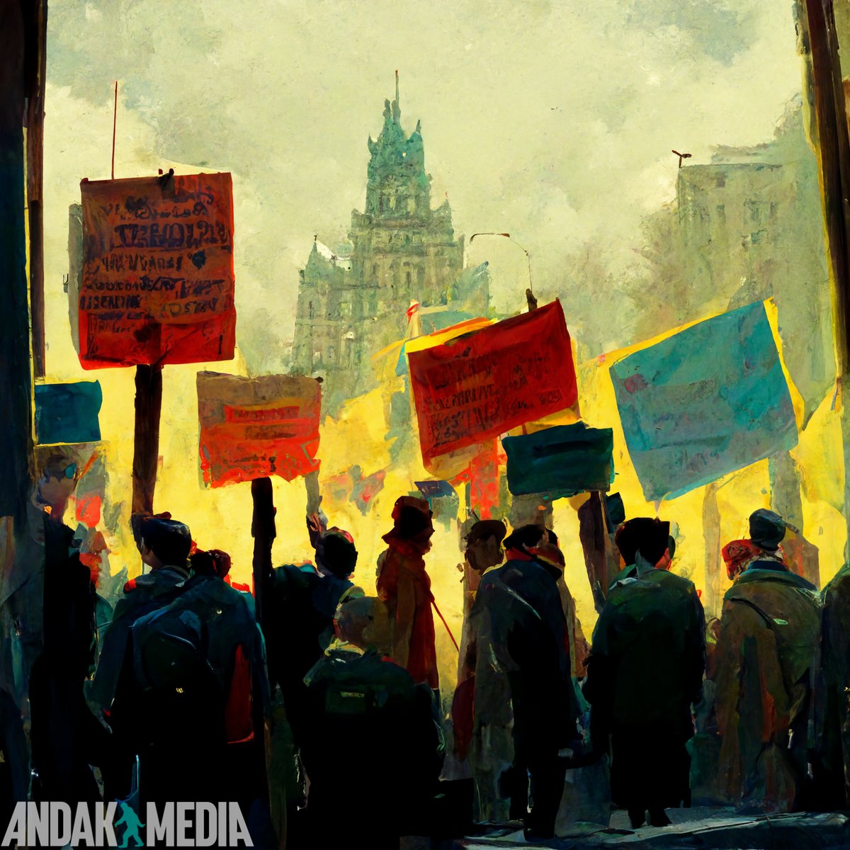 Story_Tools's tweet photo. For our authors out there –
Some dystopian civil unrest images to think about while you write that scene.
#AuthorToolbox #WritingCommunity #StoryTools
#AIart #protesting #midjourney #dystopian https://t.co/josW38mXKV