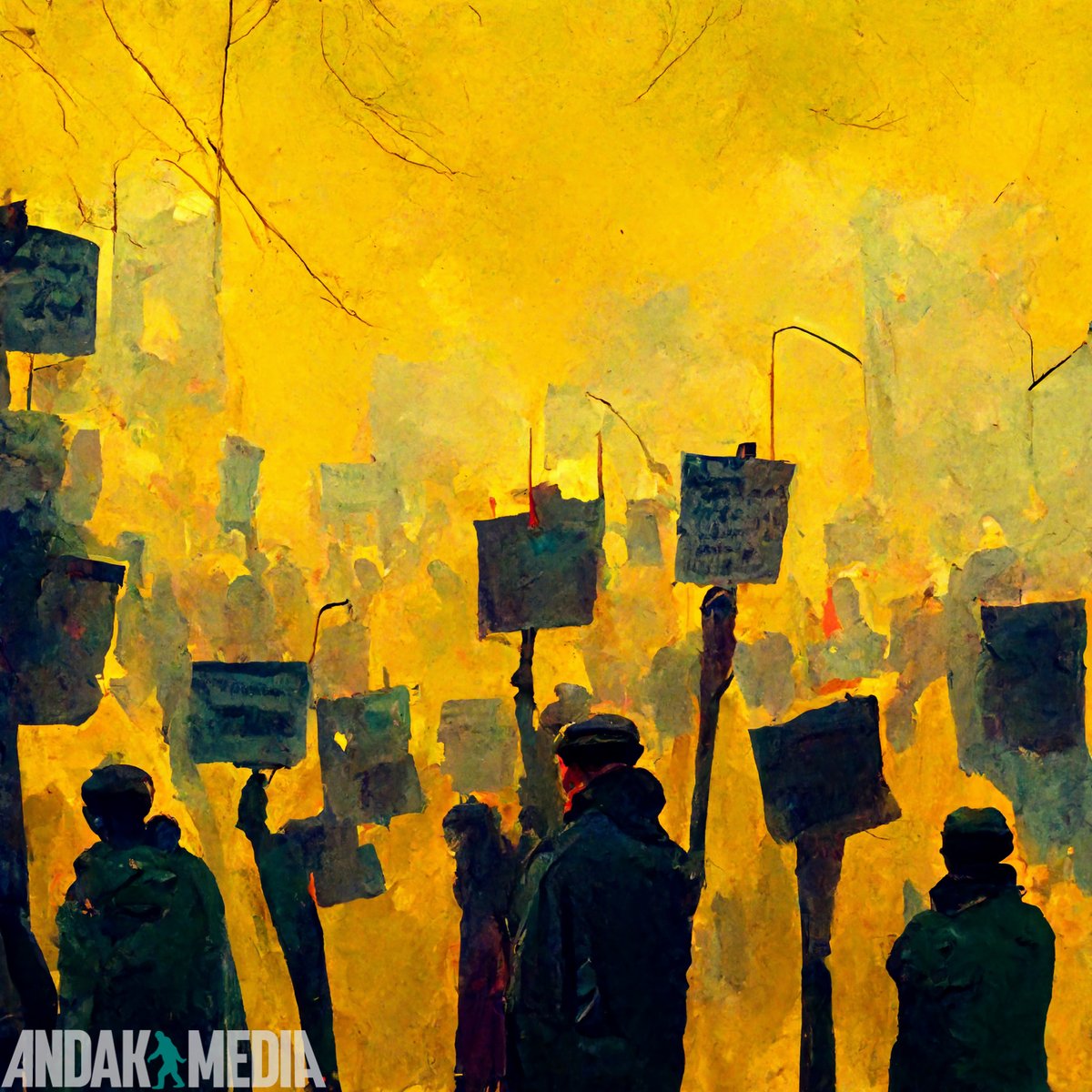Story_Tools's tweet photo. For our authors out there –
Some dystopian civil unrest images to think about while you write that scene.
#AuthorToolbox #WritingCommunity #StoryTools
#AIart #protesting #midjourney #dystopian https://t.co/josW38mXKV