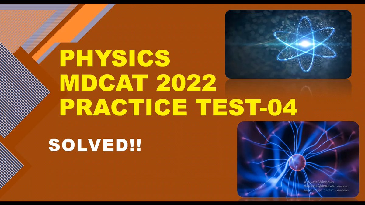 grammaristry's tweet photo. MDCAT 2022 PMC PHYSICS SOLVED PRACTICE -MOCK TEST - 04 COMPLETE
#pmc 
#PMC2022 
#pmdc
#mdcat 
#mdcat2022
#MBBS 
#letsconnects 
#Physics  
#MCAT  
https://t.co/TJNFBnCXG0 https://t.co/z13o6tMHNw