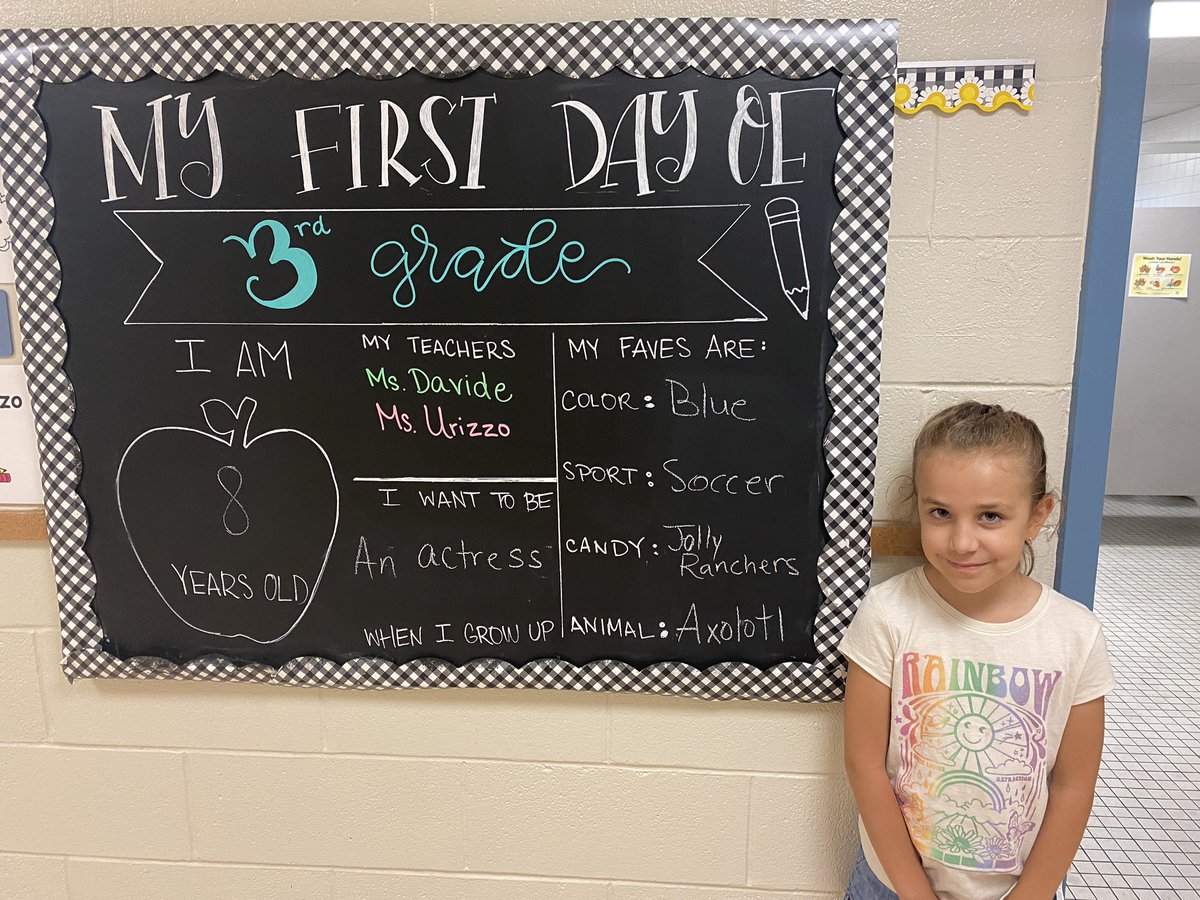 Mrs_Schick_HB's tweet photo. We loved meeting and learning about our third graders this week!🤍🍎@HamptonBaysES #WeAreHB #HBStrong #FirstDayofThirdGrade https://t.co/qidYSxxX5g