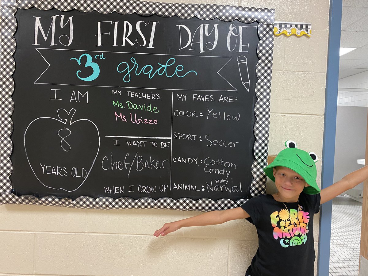 Mrs_Schick_HB's tweet photo. We loved meeting and learning about our third graders this week!🤍🍎@HamptonBaysES #WeAreHB #HBStrong #FirstDayofThirdGrade https://t.co/qidYSxxX5g