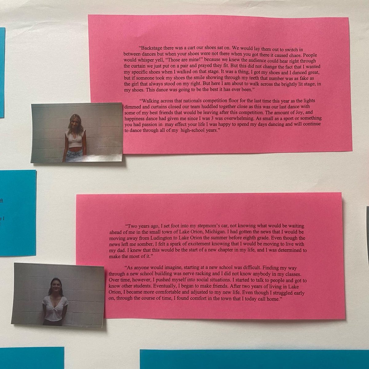 SchoolofMrsFish's tweet photo. Humans of Lake Orion featuring students in Honors English 10 ✨ Inspired by @humansofny and my own favorite high school English teacher. https://t.co/sGePQbi45G