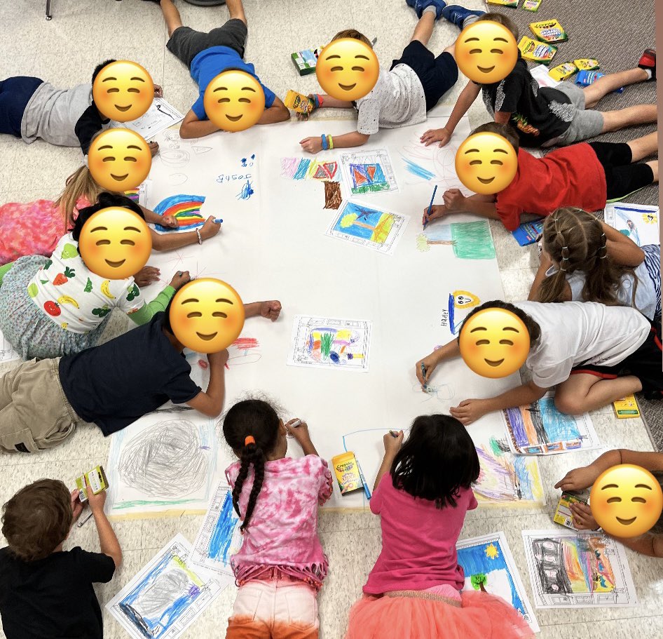 MrsMorrow07's tweet photo. 🖍After reading Hey, Wall by Susan Verde the crew planned out their contributions to our class mural &amp; then worked together to add their ideas to our BIG paper! 
Can’t wait to have it up on our wall for everyone to see. 
@WCLittleES @SCDSB_Schools 
#communitybuilding #classmural https://t.co/qLhP5mYAPU