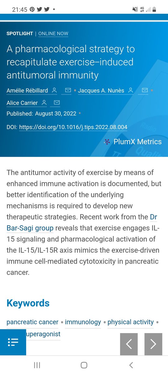 Amélie REBILLARD (@rebillardamelie) on Twitter photo New article published in Trends in pharmacological sciences : Many thanks to Alice Carrier and Jacques Nunès <a href="/m2slab/">M2S Lab</a> <a href="/UnivRennes_2/">Université Rennes 2</a> <a href="/crcm_marseille/">CRCM - Cancer Research Centre of Marseille</a> <a href="/ReseauNACRe/">Réseau NACRe</a> #PractiseTeam New article published in Trends in pharmacological sciences : Many thanks to Alice Carrier and Jacques Nunès <a href="/m2slab/">M2S Lab</a> <a href="/UnivRennes_2/">Université Rennes 2</a> <a href="/crcm_marseille/">CRCM - Cancer Research Centre of Marseille</a> <a href="/ReseauNACRe/">Réseau NACRe</a> #PractiseTeam