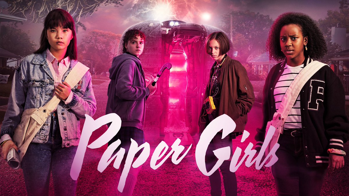 FilmUpdates's tweet photo. PAPER GIRLS has been cancelled by Prime Video after one season. https://t.co/WN0Tip1ck0
