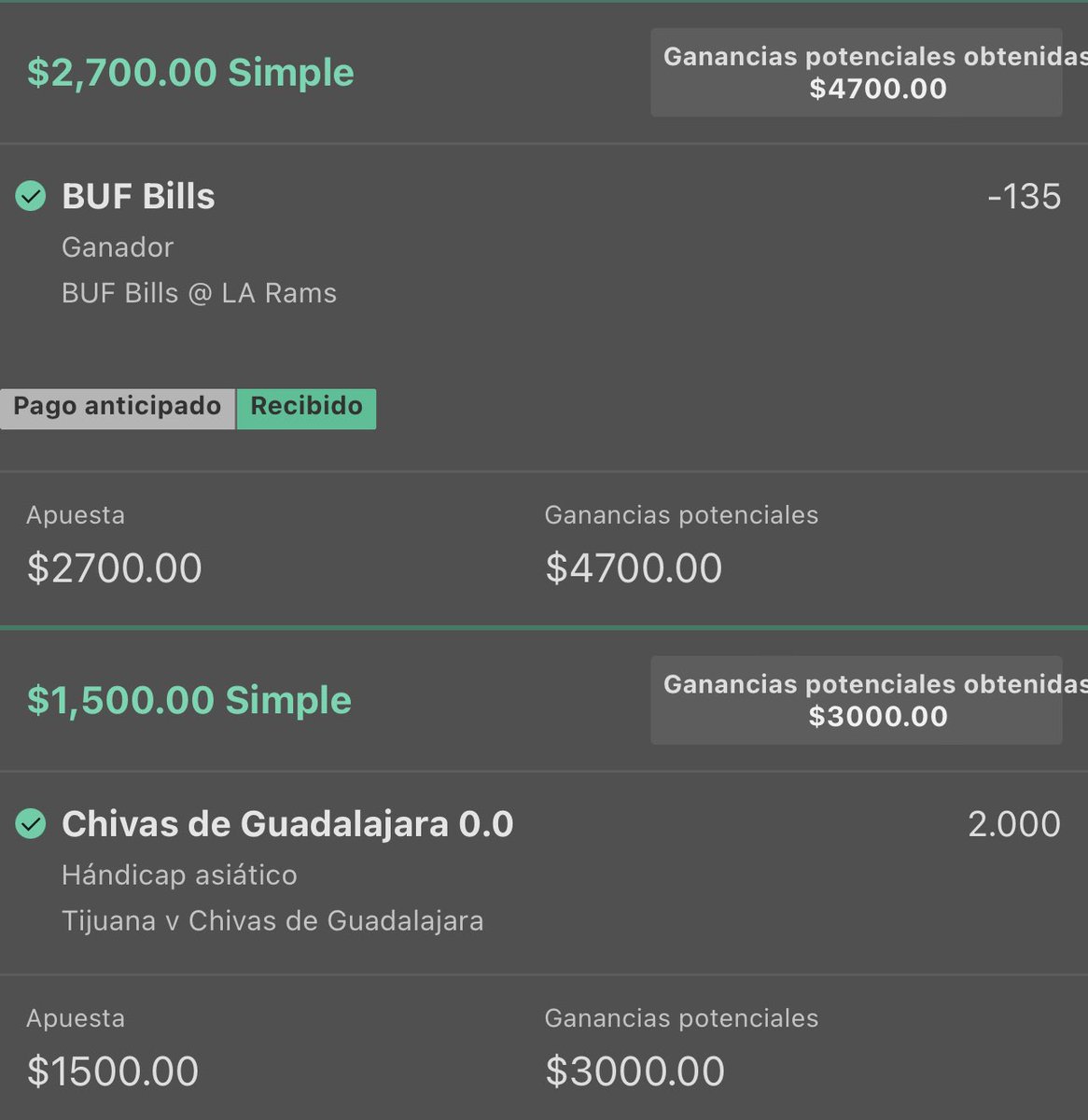 PicksAngelito's tweet photo. He andado muy inactivo por acá, pero si les digo la vdd solo me concentro en mis apuestas y en el grupo de WhatsApp. Si quieres unirte simplemente escribe al de la efectividad del 70%
La clave, una apuesta al día, bien analizada. Les estaré dejando mis mejores consejos por aquí https://t.co/DA6SaXNCX4