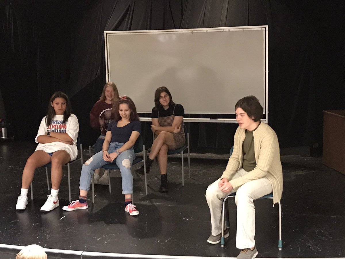 JenkinsJokes's tweet photo. 1st Theatre Club meeting of the year. It was great seeing old and new members. Students played Freeze and Car. So many talented and inclusive students at SHS. https://t.co/w8ktSDvIfm