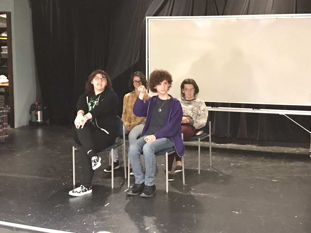JenkinsJokes's tweet photo. 1st Theatre Club meeting of the year. It was great seeing old and new members. Students played Freeze and Car. So many talented and inclusive students at SHS. https://t.co/w8ktSDvIfm