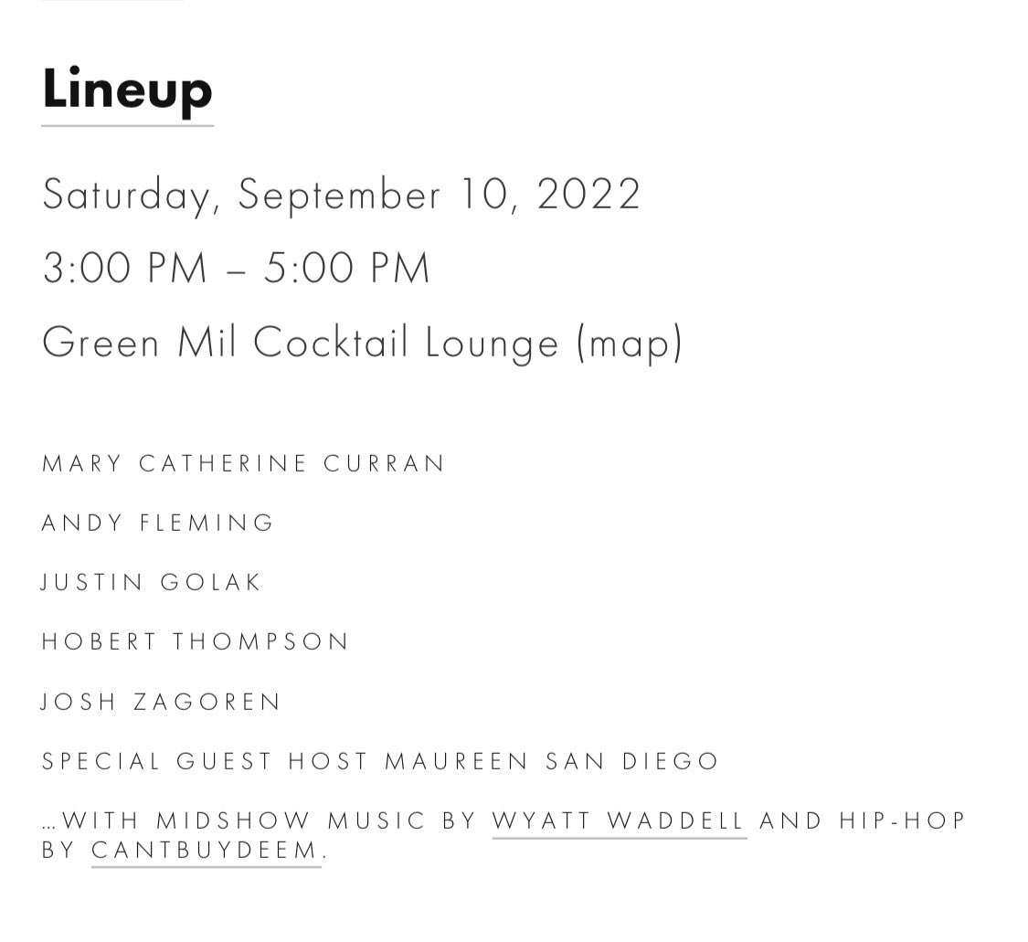 Look sharp, seats tomorrow won’t last long. Swipe ⬅️⬅️ for the 411.

📸 : Sarah Larson