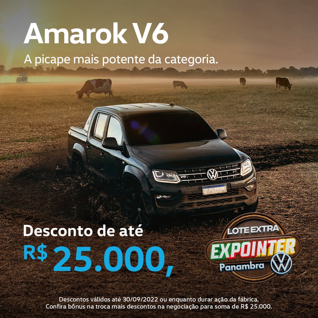 panambra's tweet photo. Amarok V6 258cv. A picape mais potente da categoria com Desconto de até R$ 25MIL na PANAMBRA VW!

Quer saber mais? Então, te conecta aqui com a gente e feche o Melhor Negócio.

#panambra #vwbrasil #amarok #amarokvw #amarokv6 #clubedamarok https://t.co/feXuw8YIrz