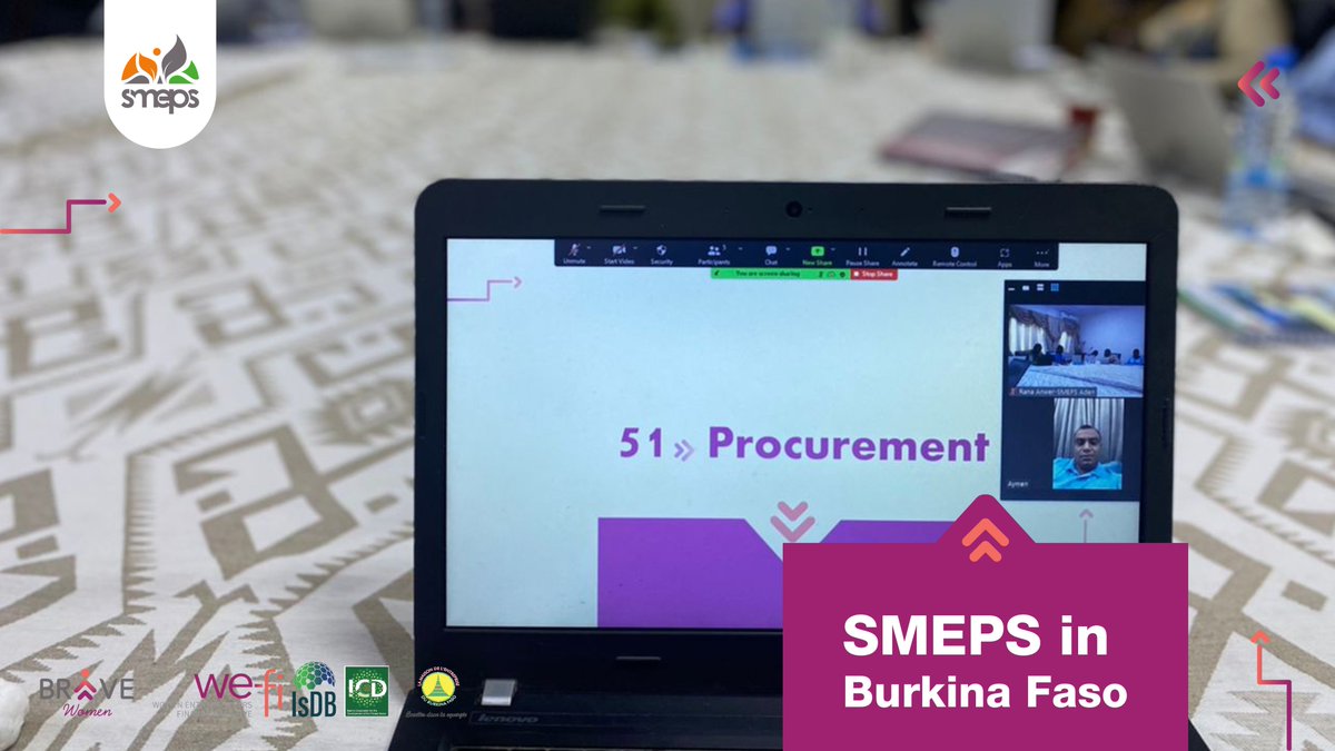 SMEPSYEMEN's tweet photo. The informative presentation that was delivered by SMEPSer Ayman, procurment specialists at #SMEPS, showed that #MEBF association have similar types of policies &amp; regulations, which puts the recipients we both support as a priority thru expanding their knowledge about the market. https://t.co/7Tig9Vhn3s