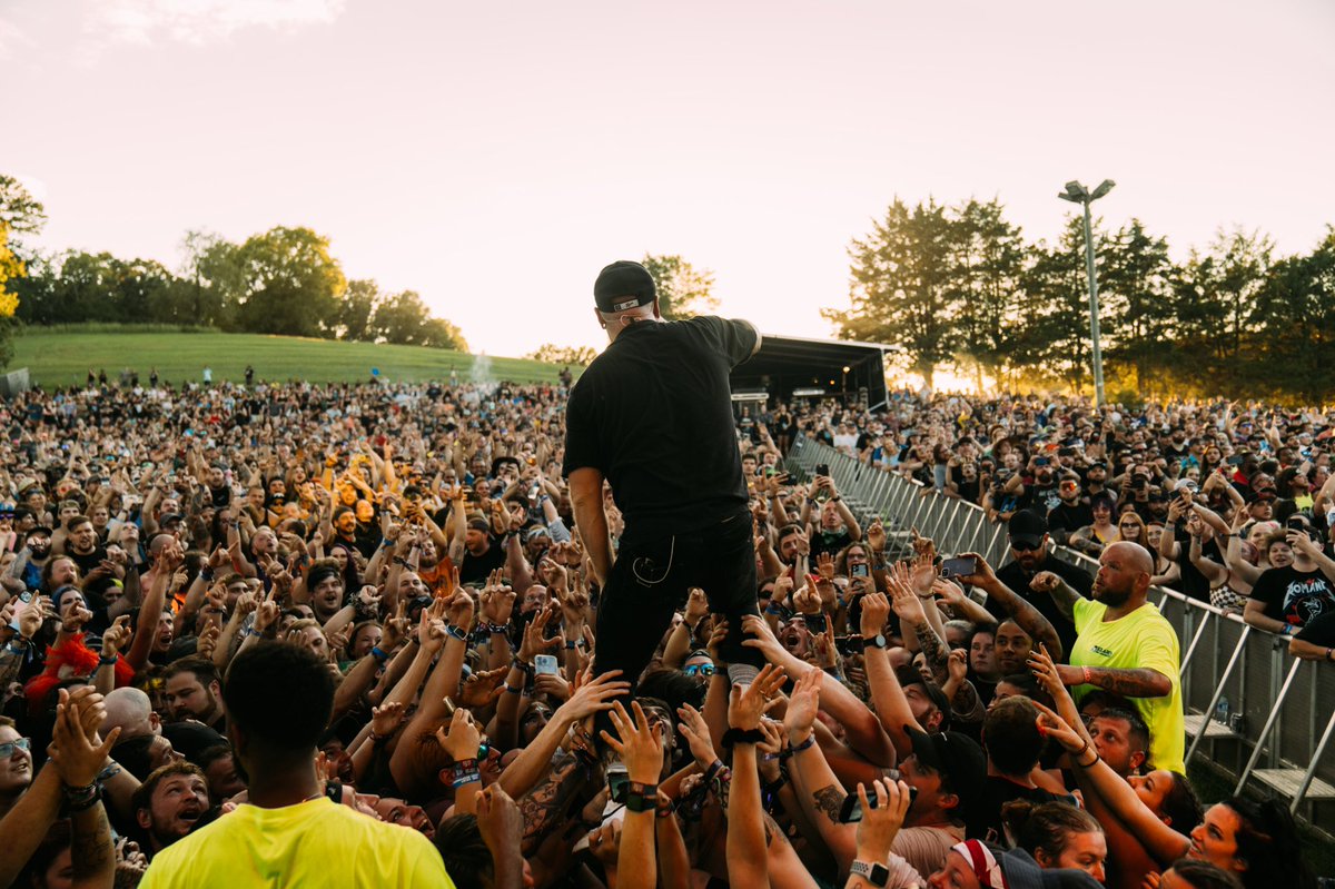 wecameasromans's tweet image. Thank you @BlueRidgeRock! Tonight we’re back on the #TrinityofTerrorTour.