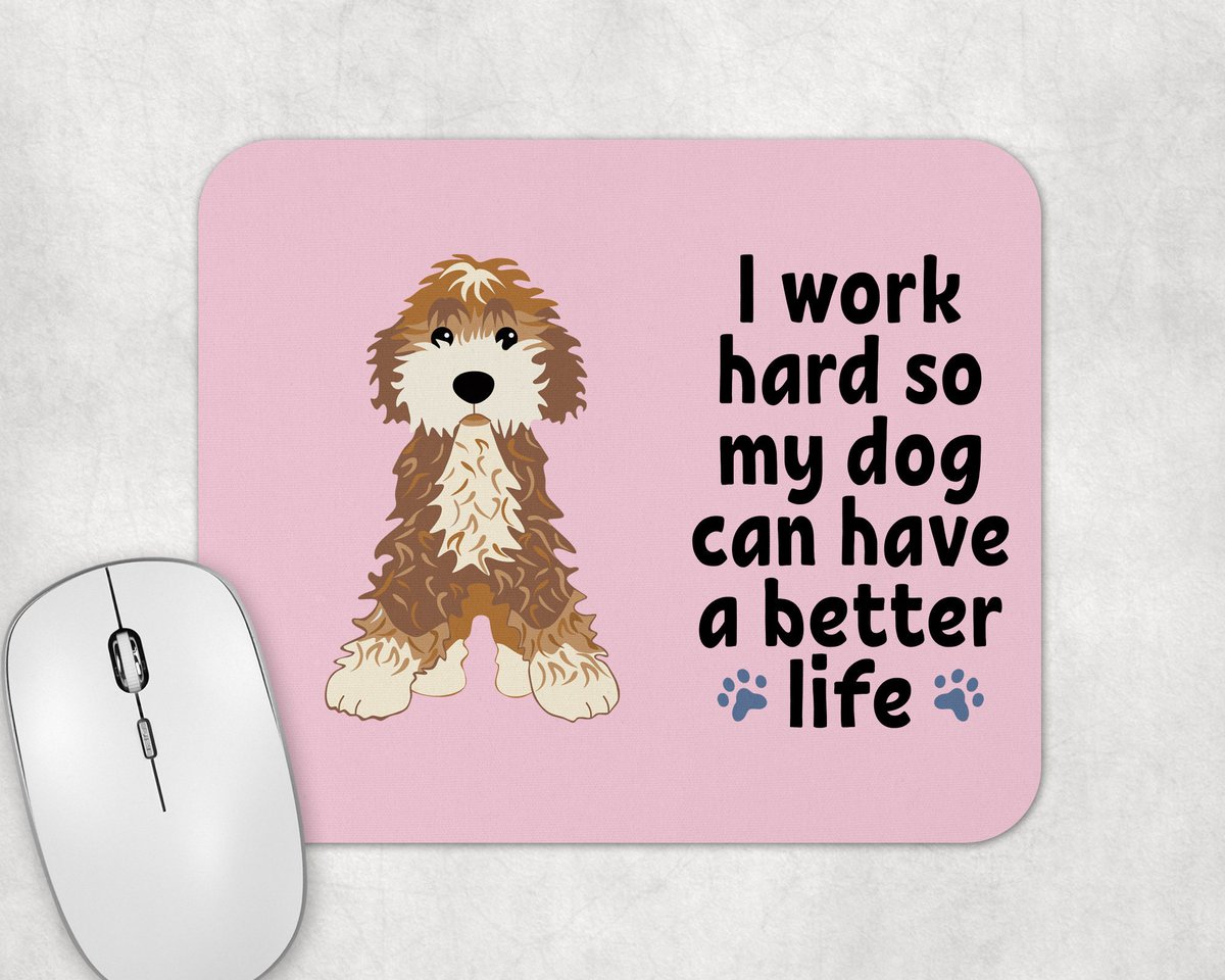 deealex17's tweet image. 🐣. Offer Xtras! Cockapoo Mouse Pad Mat desk pad - various colours of dog and mat for £6.0 #LargeMousePad #DeskPad