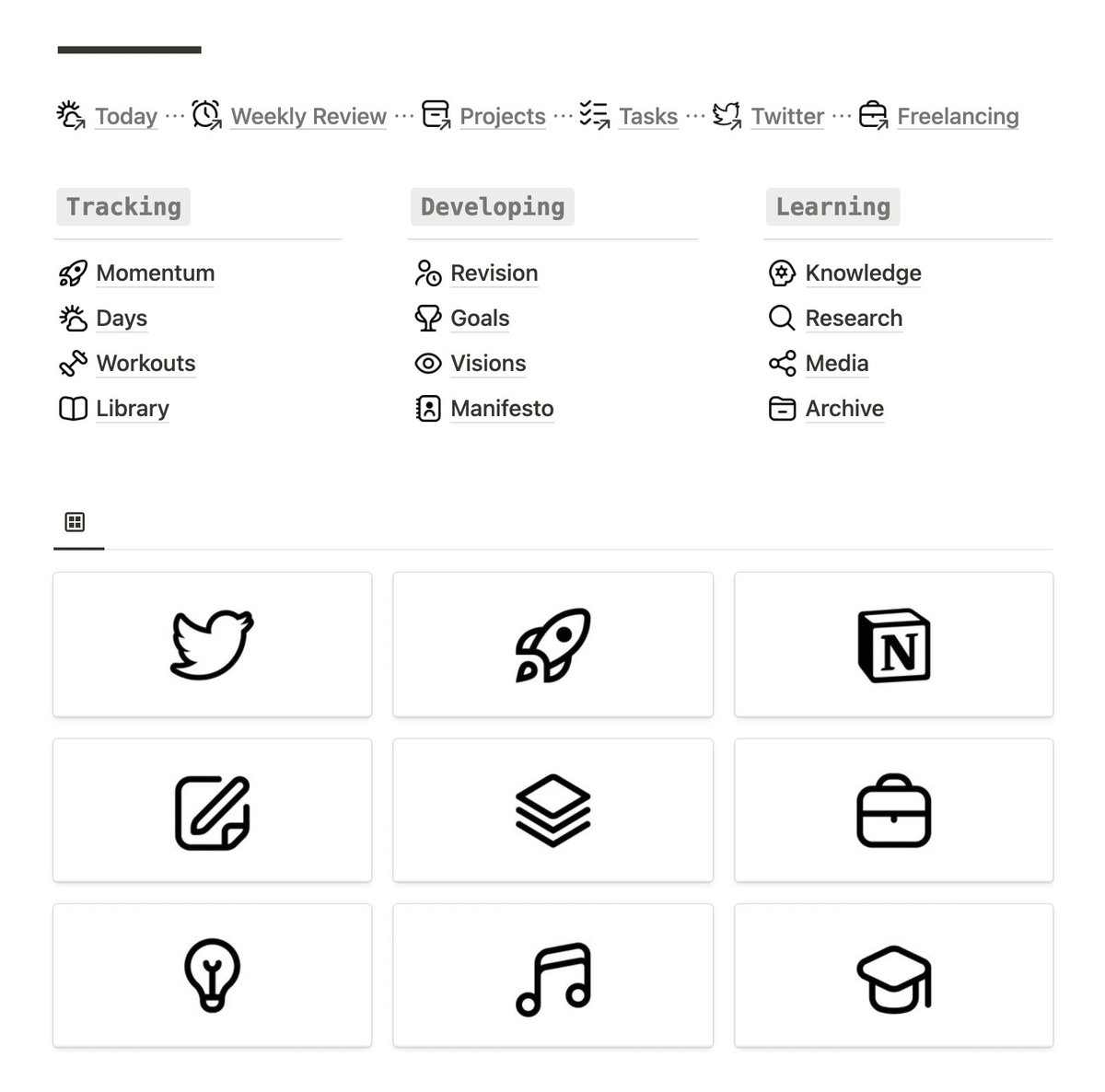 Finished redesigning my second brain homepage.

What do you think?