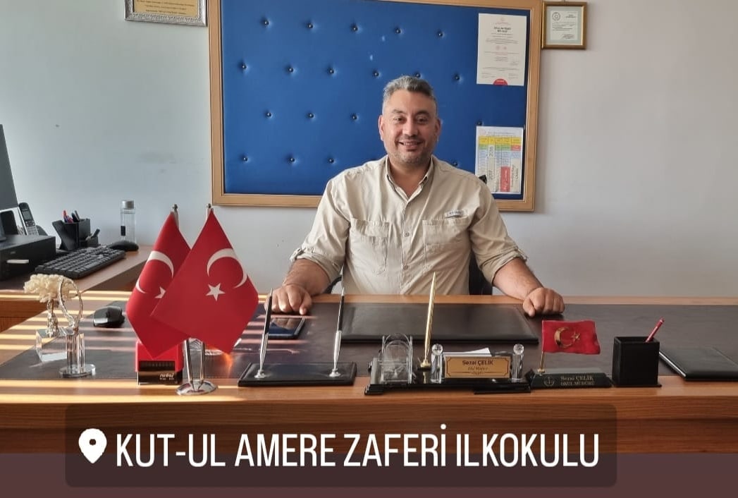 Okul müdürü Sezai Çelik görevine başladı. Okulumuza ve eğitim camiası için hayırlı olsun