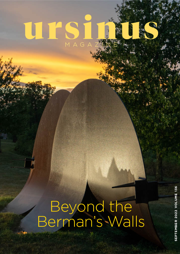 The fall 2022 issue of the Ursinus Magazine is now live at ursinus.edu/magazine. This edition highlights the storied works of the #BermanMuseumOfArt, the journey of Eduardo Ramos '06 (<a href="/nueves/">nueves</a>) from Ursinus to <a href="/thetonyawards/">The Tony Awards</a>, and more distinctive college happenings.