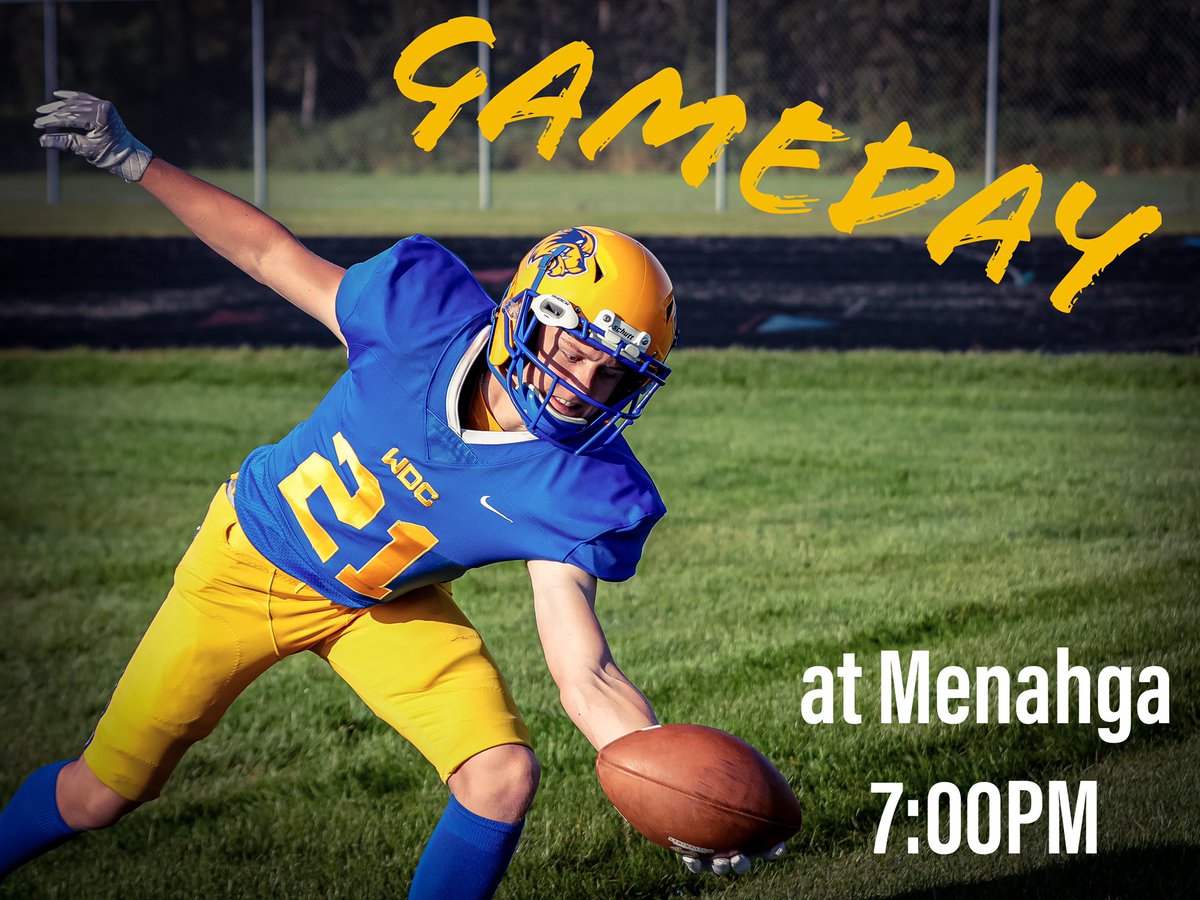 GAME DAY‼️‼️

The Wolverines (1-0) travel to HWY 71 rival Menahga (1-0) at 7:00 to take on the Braves at their place.  

If you can’t make it, listen in or watch online. 

📻: 105.9 FM 
📺: NFHSnetwork.com and search Menahga.
 
#WolverineCountry #LetsRide