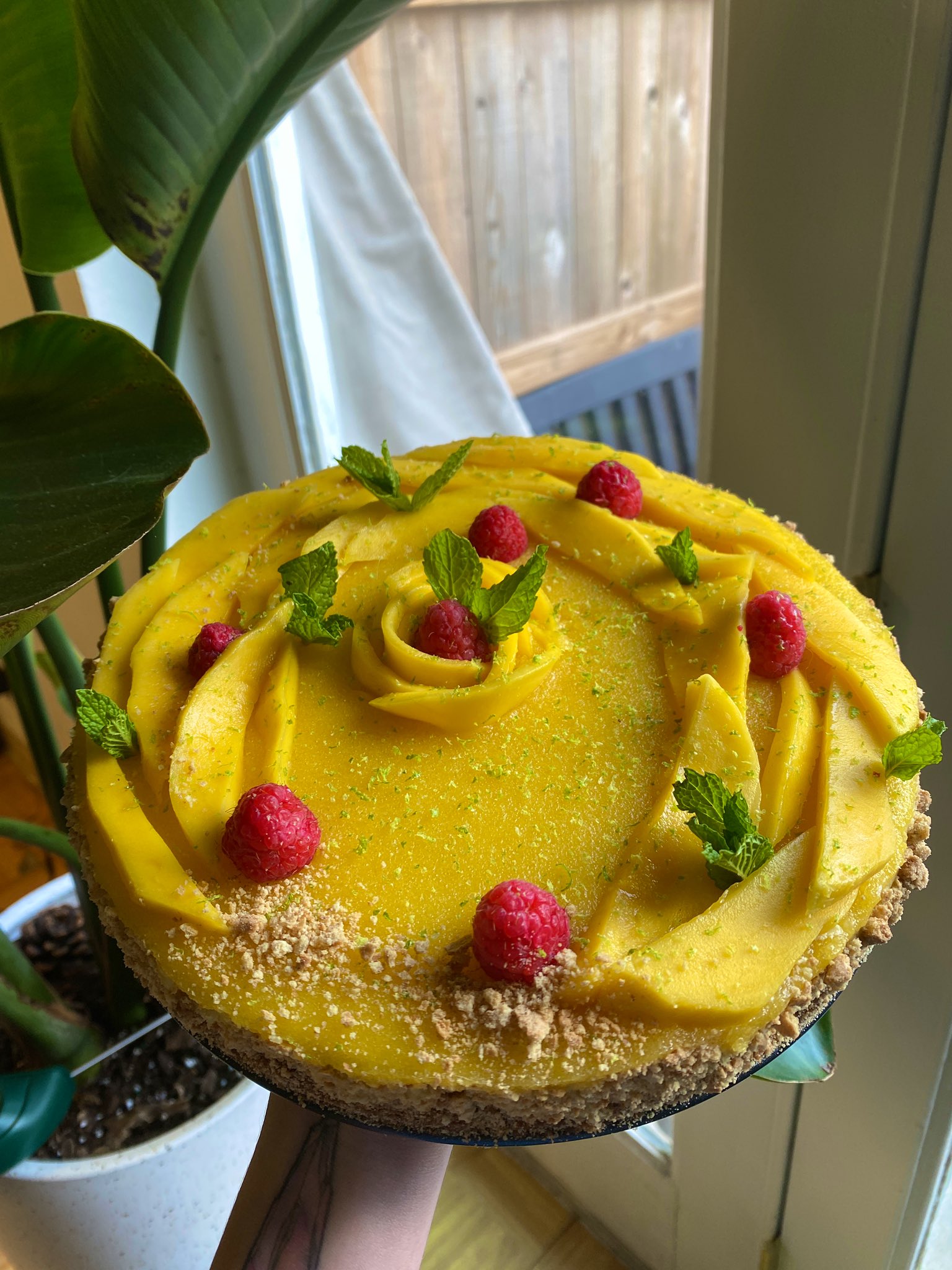 TW Pornstars Gremlynne. Twitter. Lime cheesecake with mango purée for my friends bday. 8 09 PM