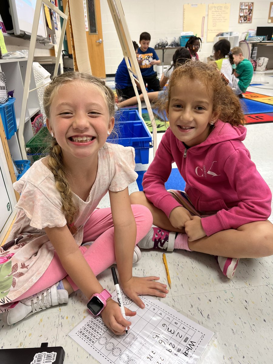 Fun Friday practicing our time skills and playing games!! <a href="/BullRunES/">FCPSBullRunES</a> 😃