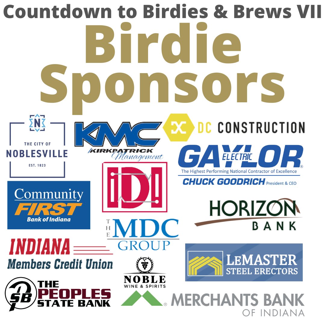 13 Days! There's still time left to get involved and secure your place on the course. On course tastings from local brewers &amp; distillers, great businesses, and awesome people all await you at Birdies &amp; Brews VII.
#noblesvillecoc #noblesvillein #birdies&amp;brews #golfouting