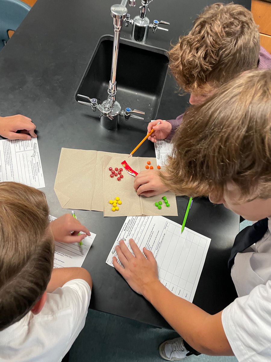 Mrs. Noller’s class is making scientific method SWEET with Skittles!