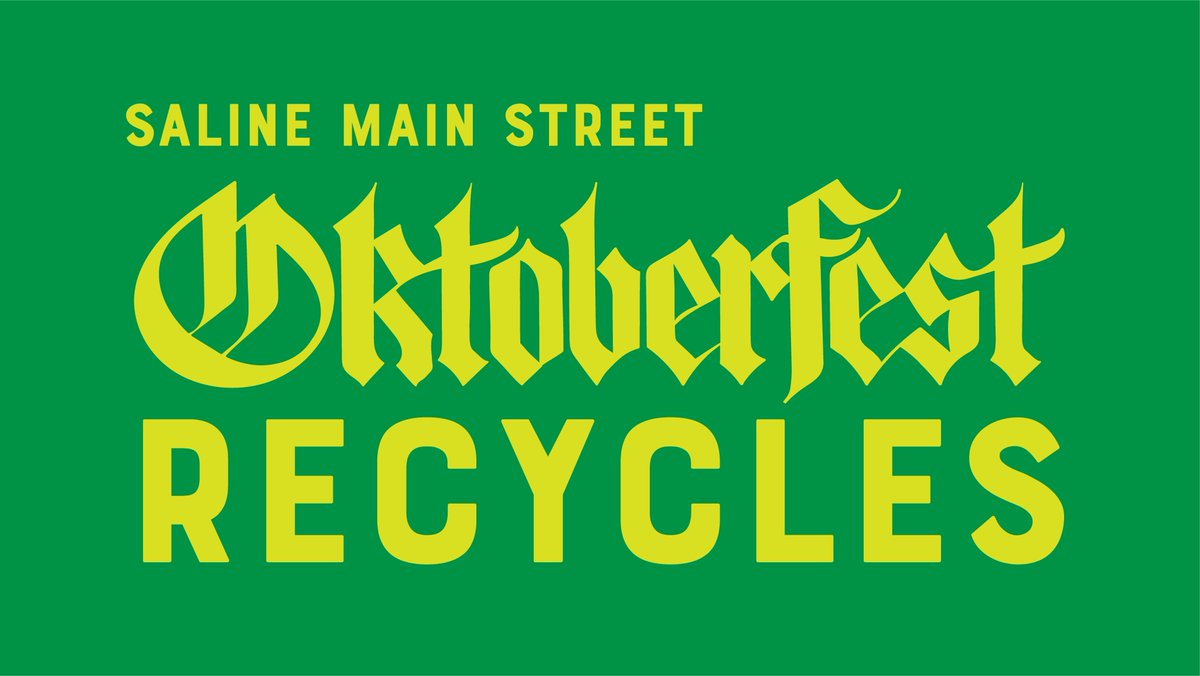 We are really excited to recycle our event waste this year! We have a few more spots for helping hands -- and it's so easy! If you can help, we'd love to have you join our cool crew 🙂 🤟 Sign up here! signupgenius.com/go/508084da5ab… #perfectpinchofhome #salinerecycles #salineoktoberfest