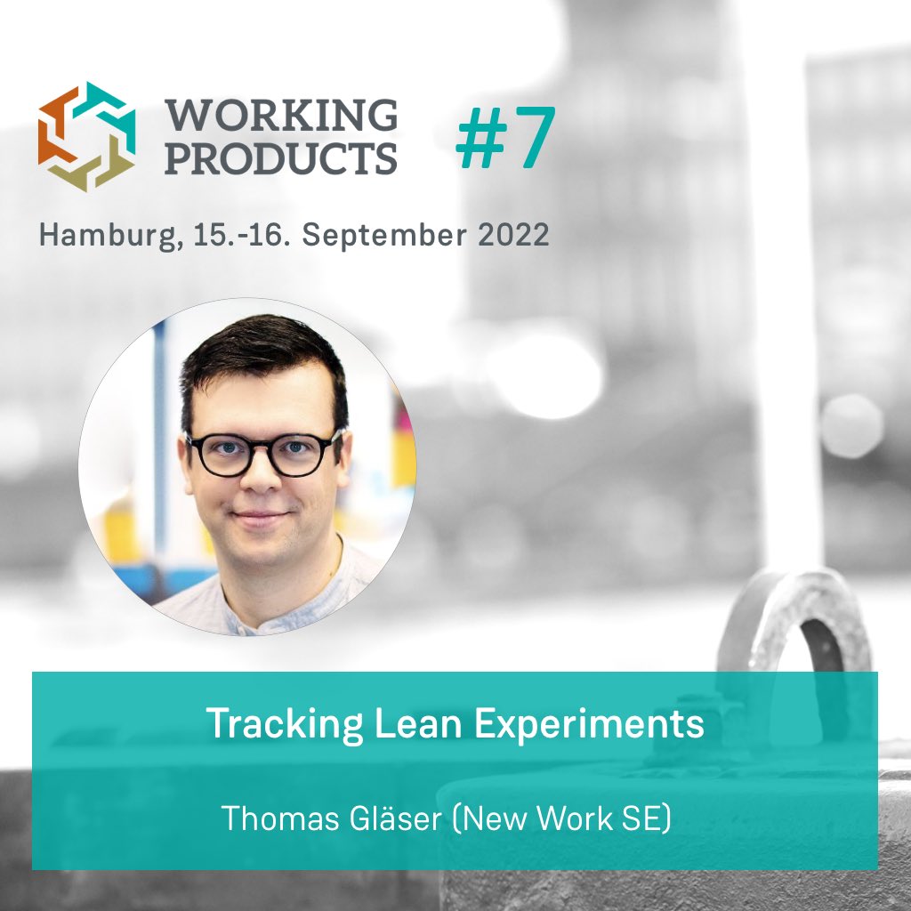 Endlich wieder unter Leute 🙌 Folgt mir und anderen Produkt Leadern auf die Working Product Conference in Hamburg nächsten Donnerstag &amp; Freitag. Für Vorträge, Workshops und einfach mal wieder quatschen.

working-products.de