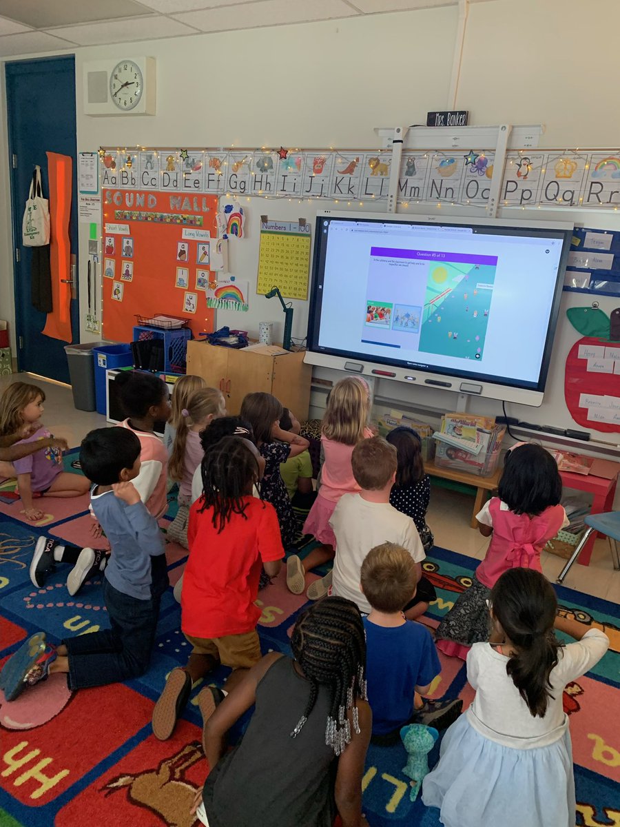 ElementaryMount's tweet photo. Kindergarten completing Time to Climb using @nearpod to learn all about the @BSDk12 Code of Conduct!  #weareMPE #powerofone #weareresponsible #wearerespectful #wearesafe 🐲💚🐉 https://t.co/Y1lPyejB4z