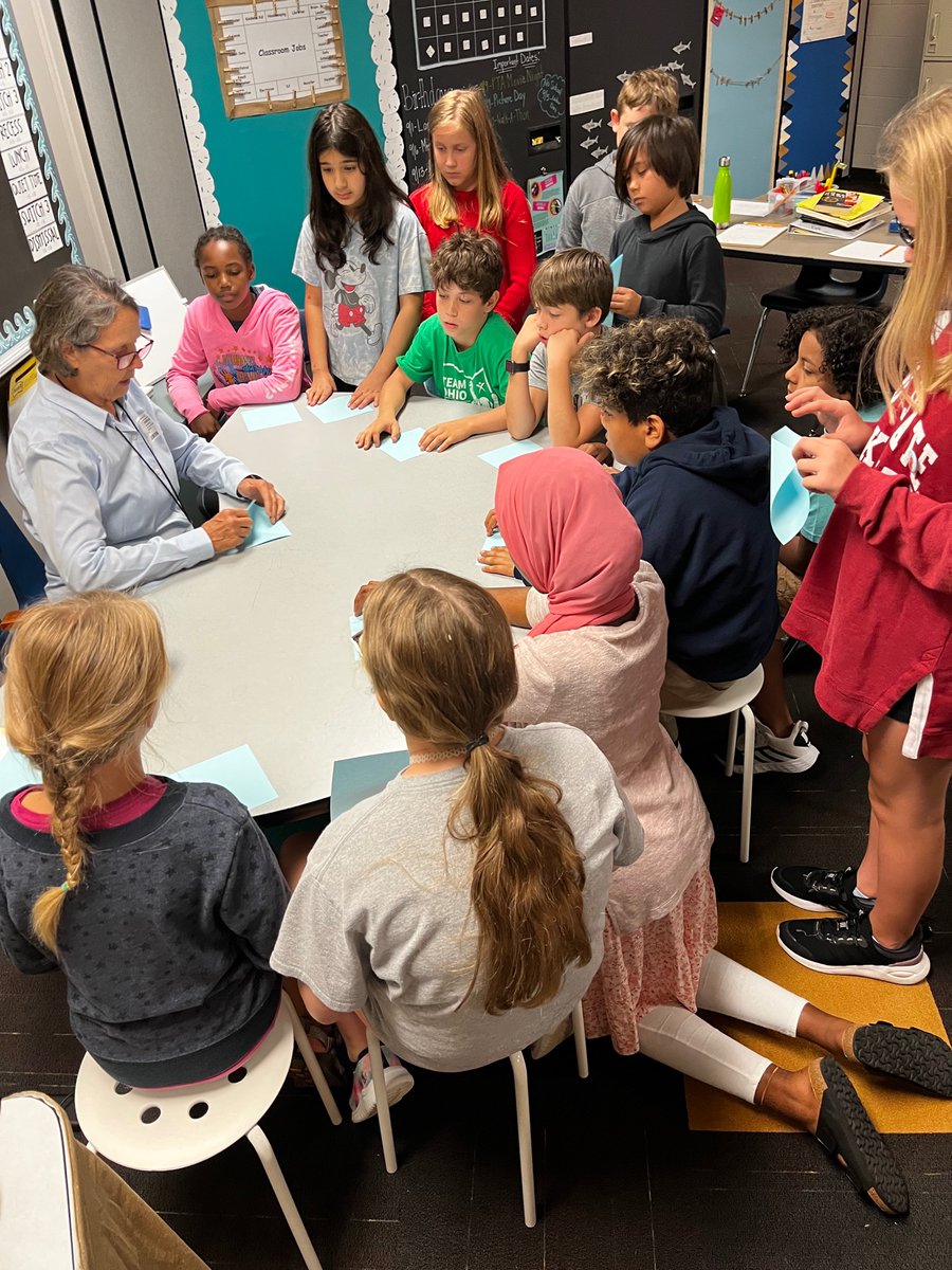 MissBrinich's tweet photo. Today we learned how to make paper cranes to remember those that lost their lives on September 11, 2001. A big thank you to Dr. C for jumping in to help us out!
#itsworthit #woparksharks #wcsdistrict π¦ https://t.co/BddaoznnMp