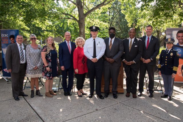 CCBCMD's tweet photo. AT&amp;T Public Safety Scholarships are now available to eligible students enrolled in CCBC’s Criminal Justice program thanks to a $50,000 grant from the @ATT Foundation. The new scholarships were announced today at CCBC Dundalk. #CCBCProud @DrK_CCBC @BaltCoGov @BaltCoPolice @MDSP https://t.co/hLetiGM5CQ
