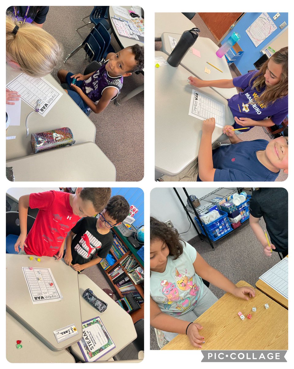 Comparing numbers up to 100,000 was a little dicey today! And so much fun! <a href="/mambrinosteam/">STEAM Academy at Mambrino</a> <a href="/MegTurnTX/">Meg Gilliam-Turner</a>